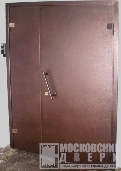 Порошковая двустворчатая дверь для тамбура Порошковая двустворчатая дверь для тамбура